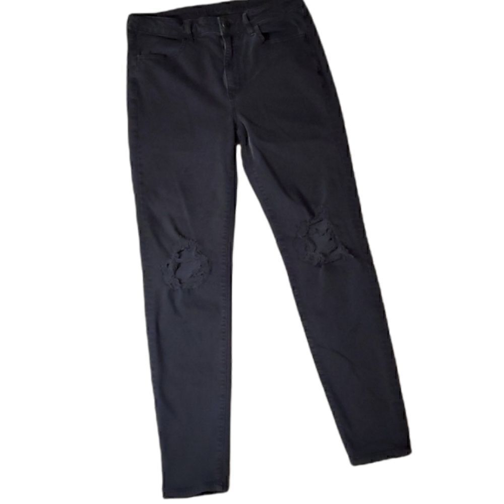 AMERICAN EAGLE HI-RISE DISTRESSED JEGGING